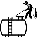 Icône nettoyage citerne