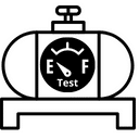 Icône test d'étanchéité citerne