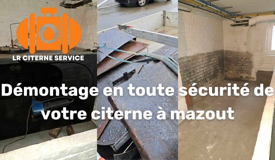 Libérez de l’espace en retirant votre ancienne citerne à mazout avec LR Citerne Service