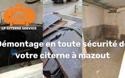 Libérez de l’espace en retirant votre ancienne citerne à mazout avec LR Citerne Service