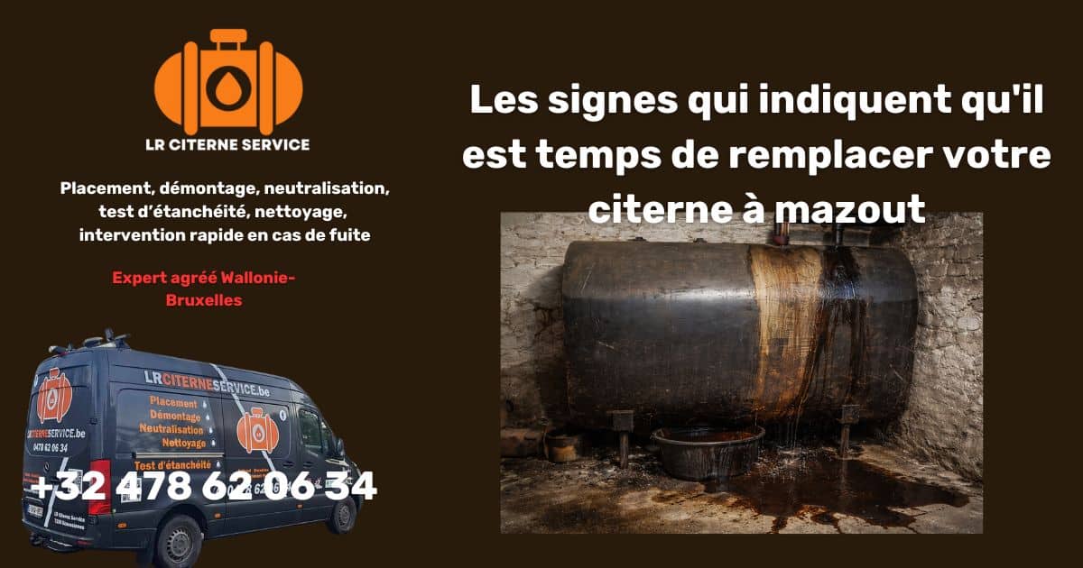Les signes qui indiquent qu'il est temps de remplacer votre citerne à mazout