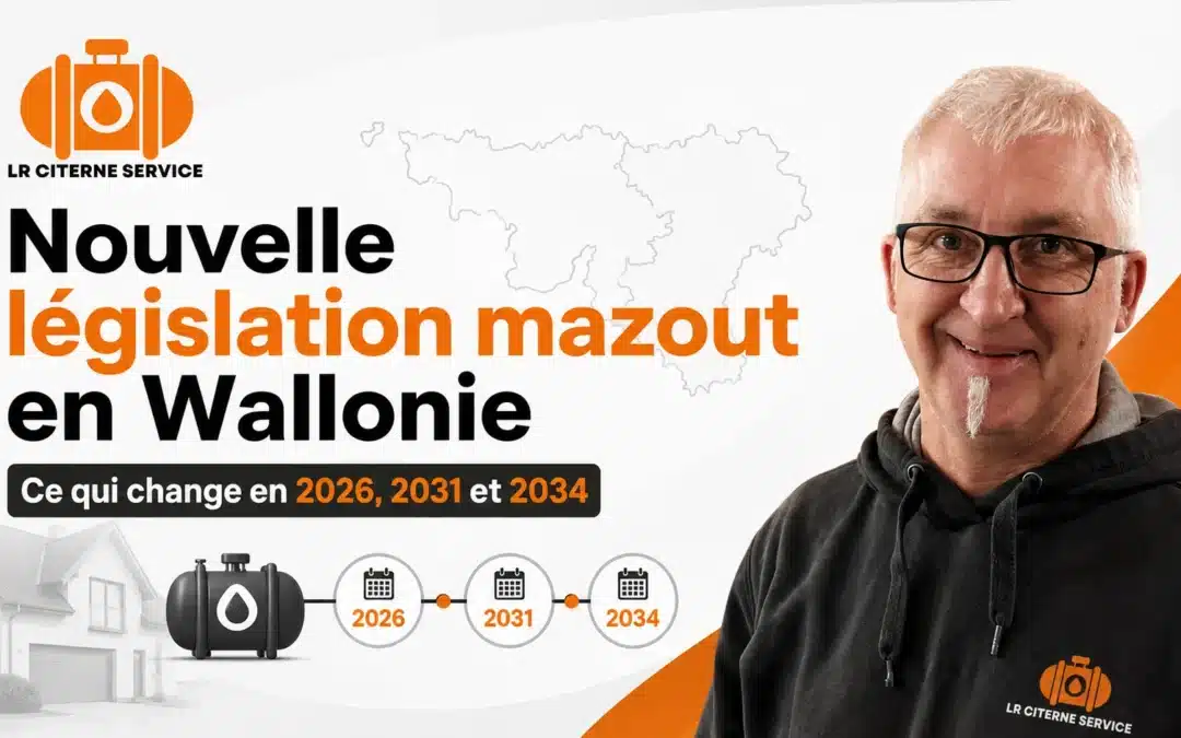 Chaudière au mazout en Wallonie : nouvelle loi 2026-2031